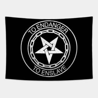 Hell Cop's Interceptor Logo Tapestry