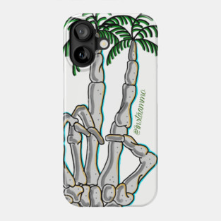 Peace palm Tree Phone Case