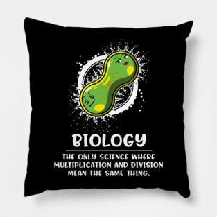 Biology Science Multiplication Pillow