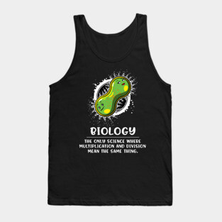 Biology Science Multiplication Tank Top