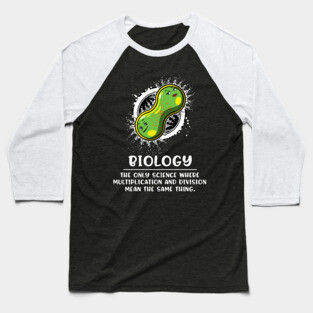 Biology Science Multiplication Baseball T-Shirt