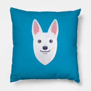 White Shepherd Pillow