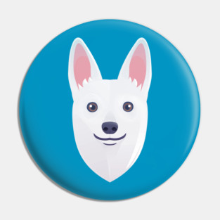 White Shepherd Pin