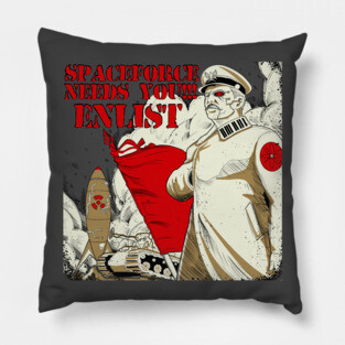 Space Force Enlist Pillow