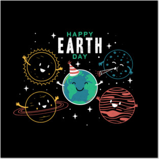 Happy Earth Day Posters and Art