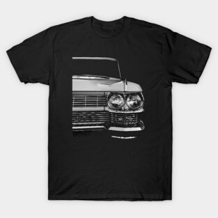 1964 Cadillac Coupe Deville - black T-Shirt