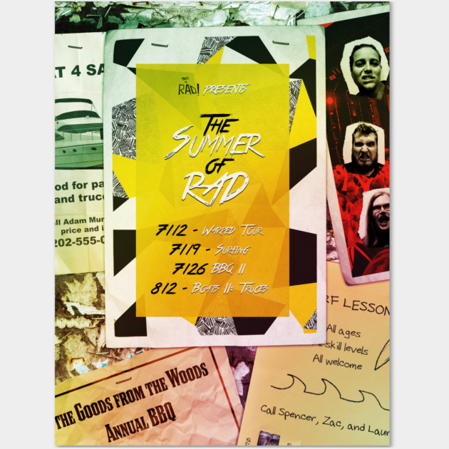 The Summer of RAD! 2017 Wall Art by This is Rad!