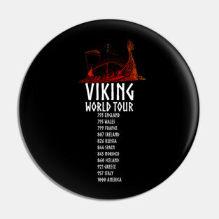 Viking World Tour Pin