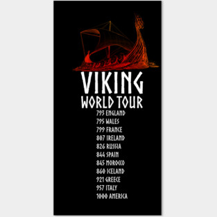 Viking World Tour Posters and Art