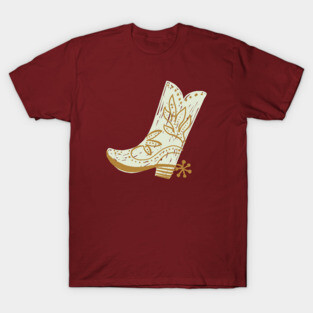 Cowboy Boot Doodle T-Shirt