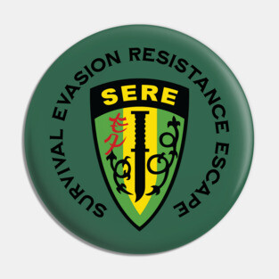 Survival Evasion Resistance Escape SERE School Pin