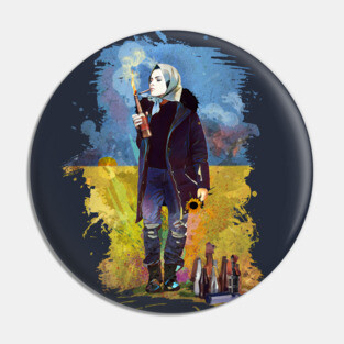 Uncivil Defense Force (Ukraine) Pin