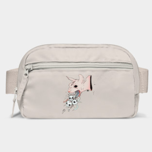 Sphynx Cat With Skulls Bag