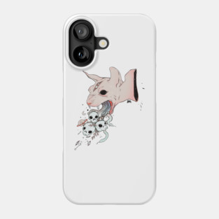 Sphynx Cat With Skulls Phone Case