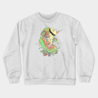 Artwork Of Venus Fly Trap Woman Crewneck Sweatshirt