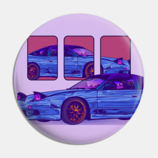 JDM Mazda RX7 Minimalist Pin