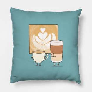 Latte art Pillow