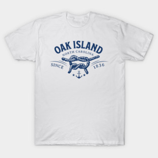 Oak Island, NC Beach Knot Summer Vacation T-Shirt