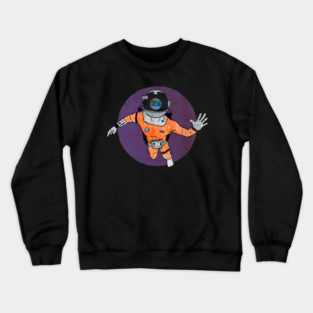 Space, Man Crewneck Sweatshirt