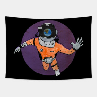 Space, Man Tapestry