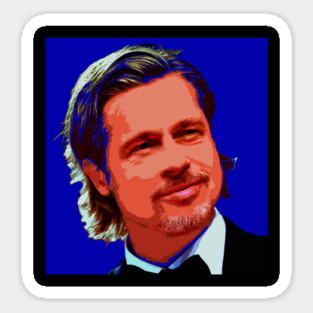 brad pitt Sticker
