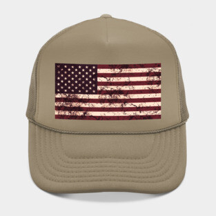 Vintage American Flag Hat