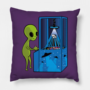 Alien Abduction Pillow