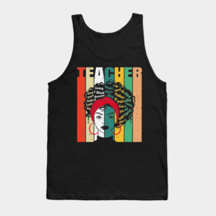 Black Teacher, Mothers Day, Black Girl Magic Tank Top