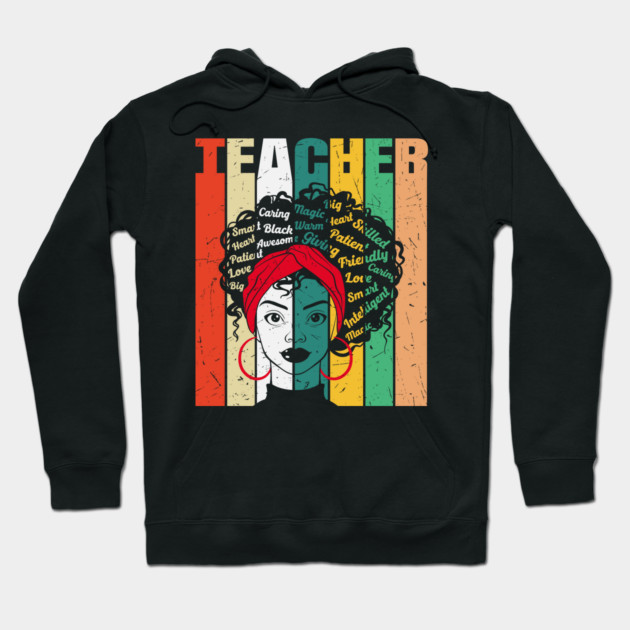 Black Teacher, Mothers Day, Black Girl Magic Hoodie by UrbanLifeApparel