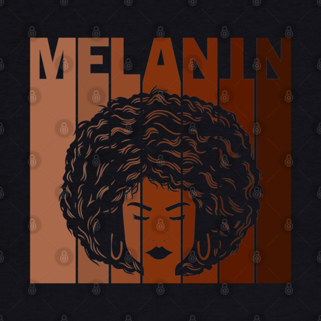 Melanin, afro, black woman, African American, Black Girl Magic by UrbanLifeApparel