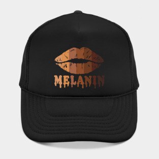 Drippin Melanin, Black LIps, Black woman, Black Queen, Melanin Queen, african american, Black Lives Matter Hat
