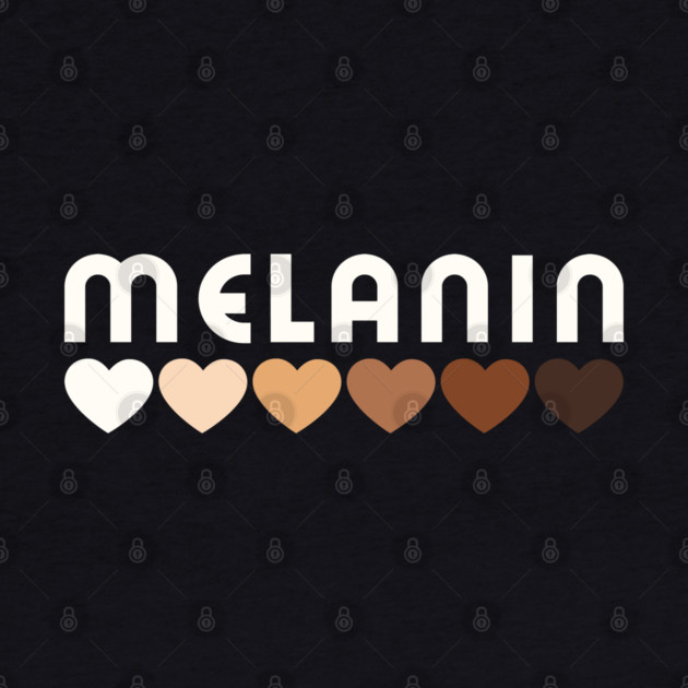 Melanin, hearts, afro, black woman, African American, Black Girl Magic by UrbanLifeApparel