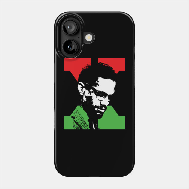 Malcolm X, Black Lives Matter, Black History Phone Case by UrbanLifeApparel