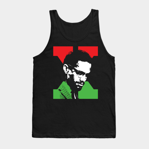 Malcolm X, Black Lives Matter, Black History Tank Top by UrbanLifeApparel