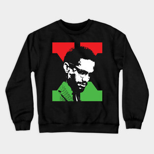 Malcolm X, Black Lives Matter, Black History Crewneck Sweatshirt