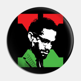 Malcolm X, Black Lives Matter, Black History Pin