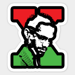 Malcolm X, Black Lives Matter, Black History Sticker
