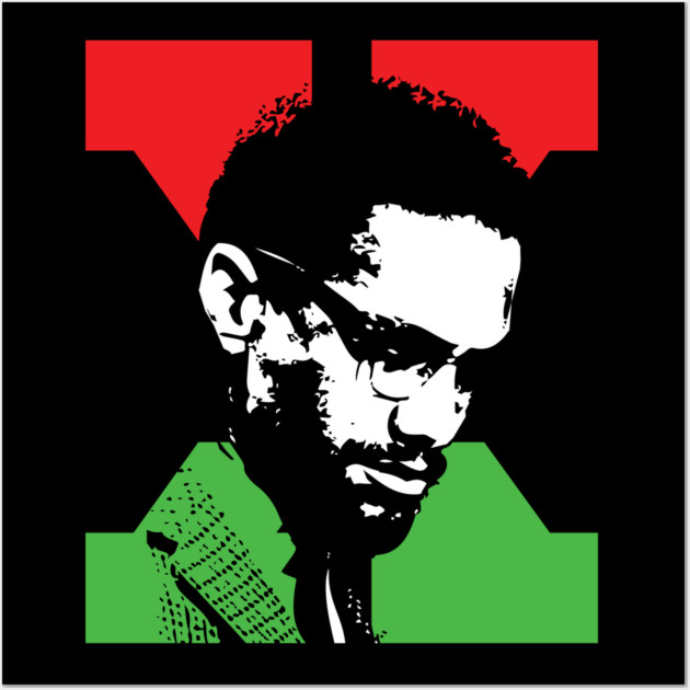 Malcolm X, Black Lives Matter, Black History Wall Art by UrbanLifeApparel