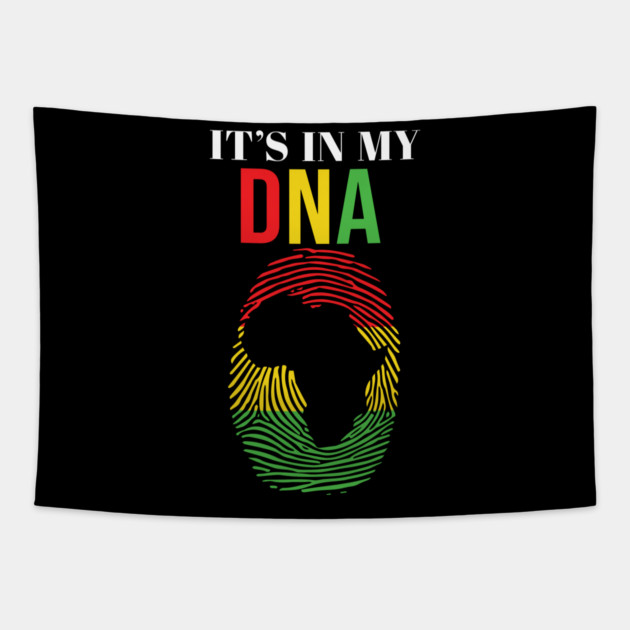 It's in my DNA, African American, Black Lives Matter Tapestry by UrbanLifeApparel