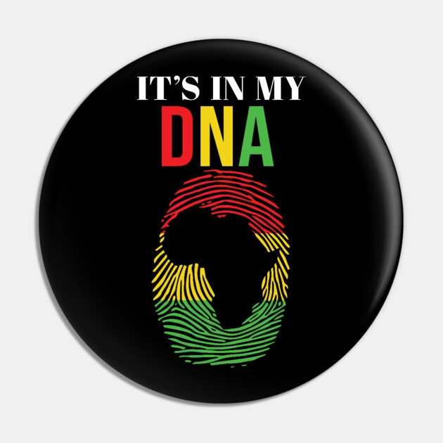 It's in my DNA, African American, Black Lives Matter Pin by UrbanLifeApparel