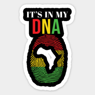 It's in my DNA, African American, Black Lives Matter Magnet