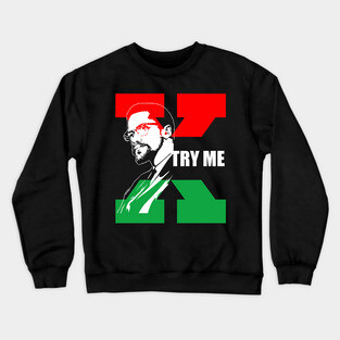 Malcolm X, Black Lives Matter, African American, Black Girl Magic Crewneck Sweatshirt