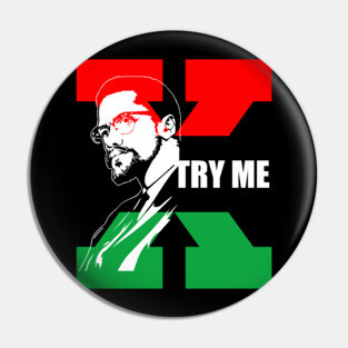 Malcolm X, Black Lives Matter, African American, Black Girl Magic Pin