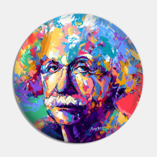 Albert Einstein Science Pin