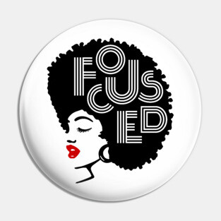 Focused Black Beauty, Natural hair, Black girl, Black woman Pin