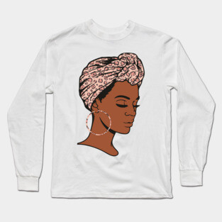 Black Woman, Natural hair, Black girl, Black woman Long Sleeve T-Shirt
