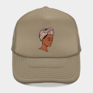 Black Woman, Natural hair, Black girl, Black woman Hat