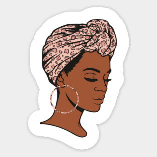 Black Woman, Natural hair, Black girl, Black woman Sticker