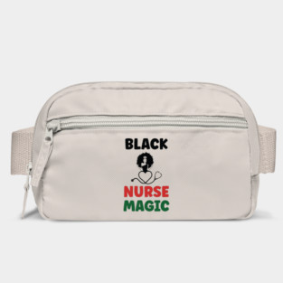 Black Nurse Magic, Nurse, Black Women, Afro Puff, Black Hair, Natural Hair Bag