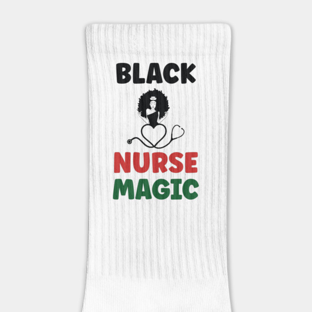 Black Nurse Magic, Nurse, Black Women, Afro Puff, Black Hair, Natural Hair by UrbanLifeApparel